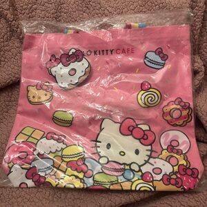 NWT Hello Kitty Cafe Pink Tote Bag